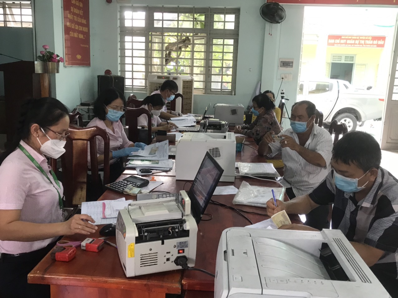 Ngân hàng Chính sách xã hội huyện Gò Dầu thông báo lịch giao dịch cố định tại các xã, thị trấn năm 2023