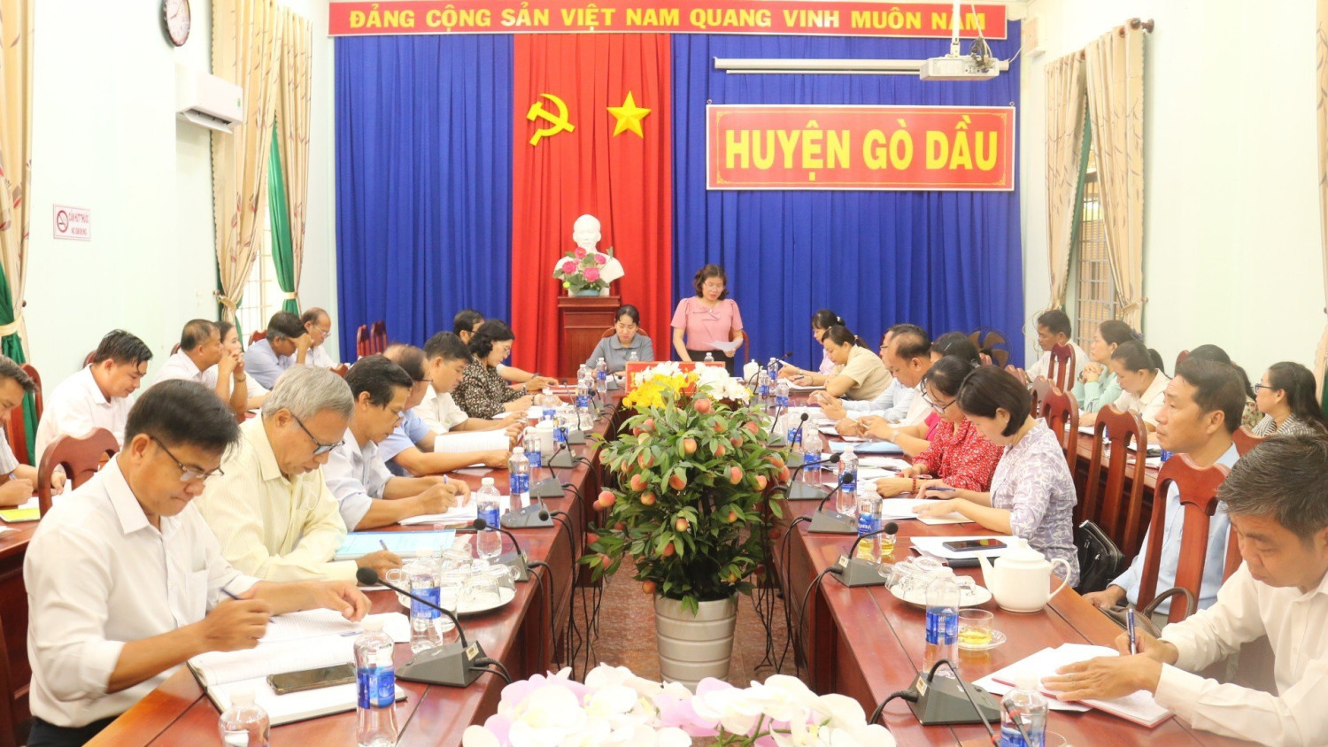 HĐND huyện Gò Dầu tổ chức Hội nghị giải trình quản lý nhà nước về hiệu quả hoạt động Nhà văn hoá ấp, liên ấp trên địa bàn huyện.