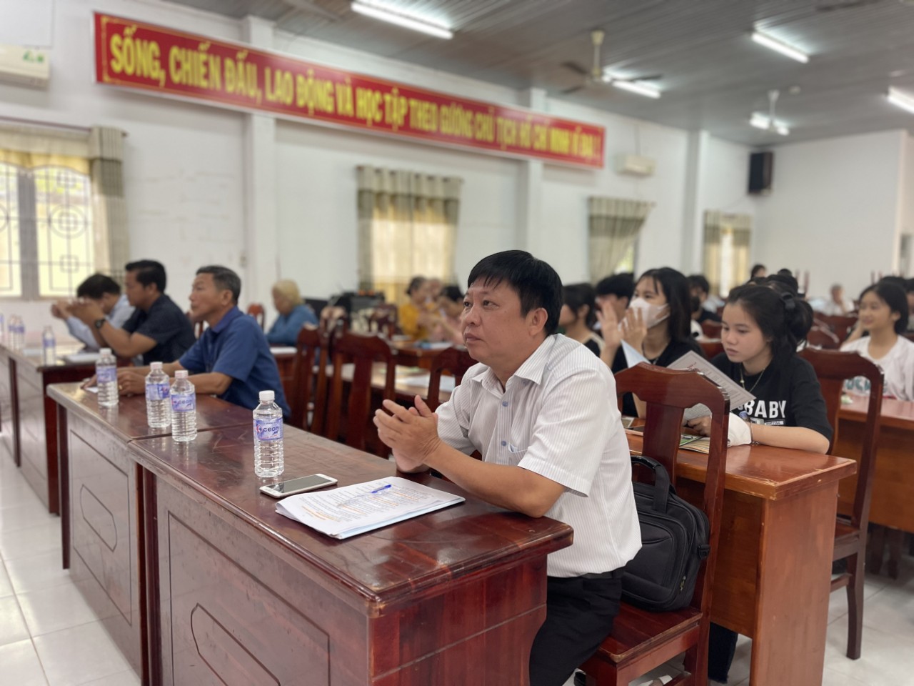 Tổ chức Hội nghị truyền thông trợ giúp pháp lý kết hợp tư vấn pháp luật năm 2024 tại xã Phước Thạnh, huyện Gò Dầu