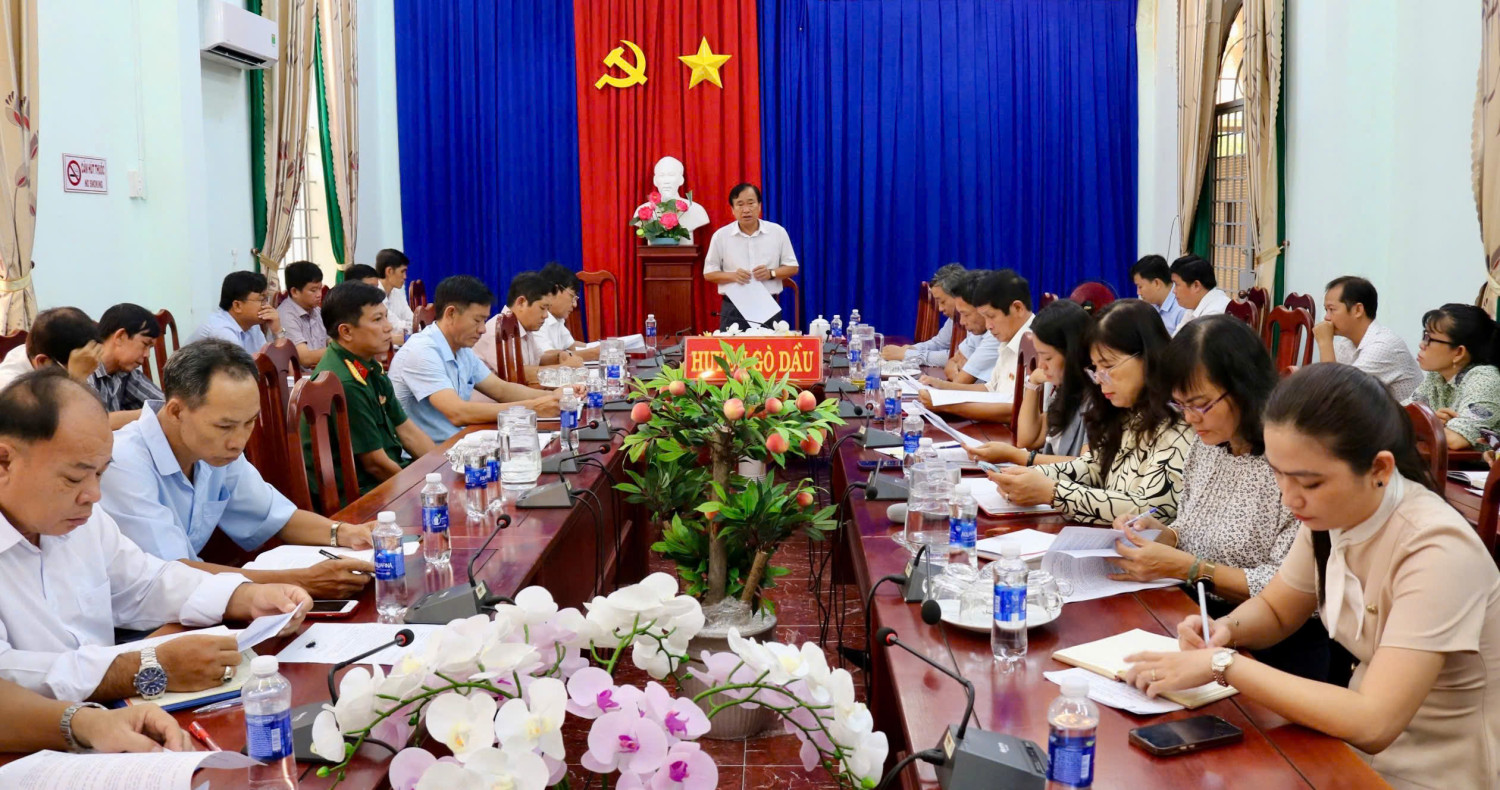 Gò Dầu: Tập trung đẩy mạnh phát triển kinh tế - xã hội, giữ vững quốc phòng - an ninh tháng 5.2025
